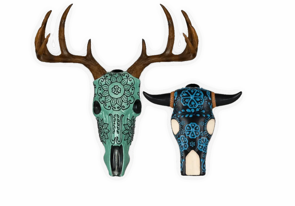 azulejos tequila trophy head collection
