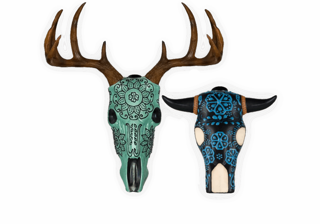 azulejos tequila trophy head collection